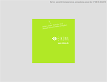 Tablet Screenshot of eikona-server.de
